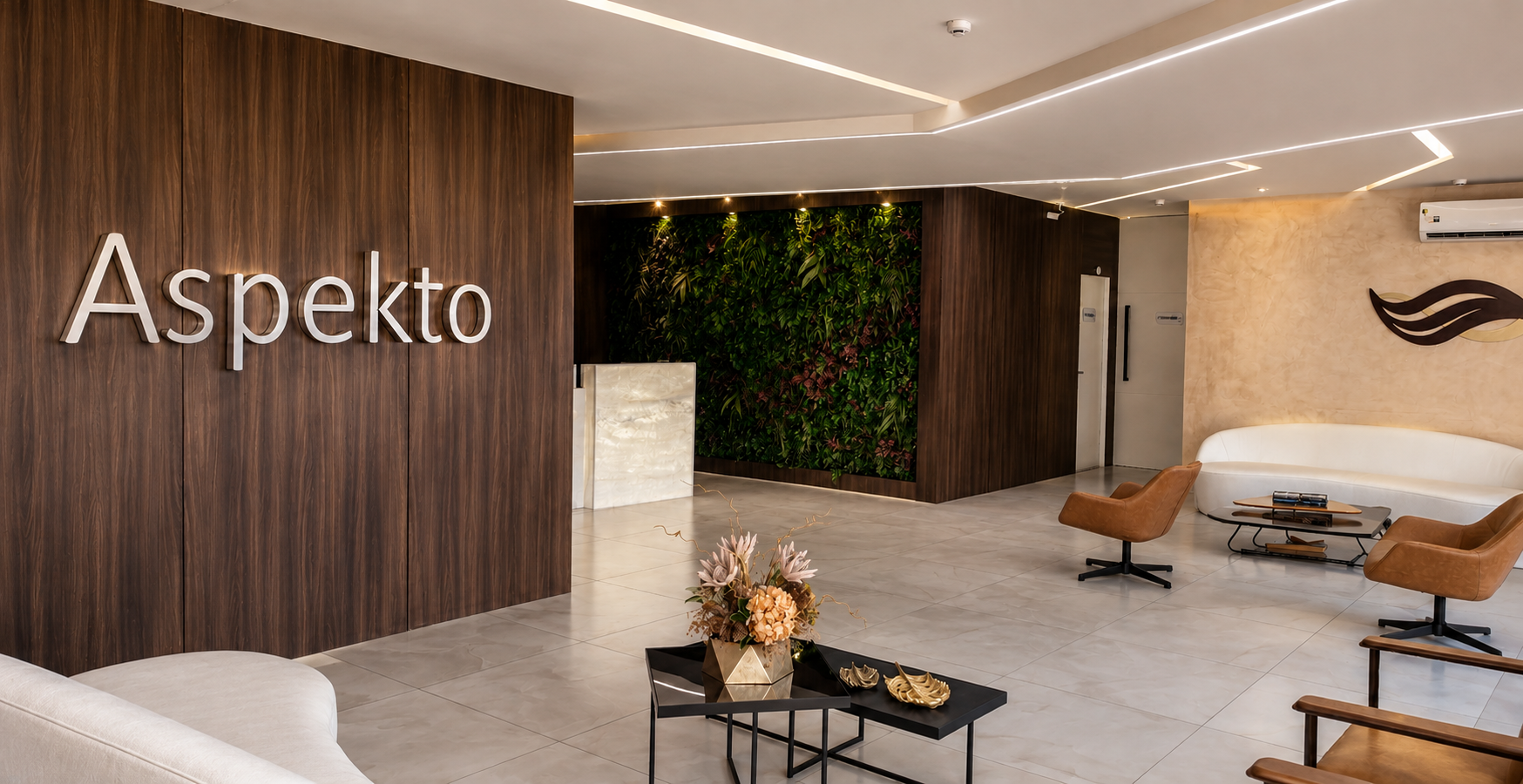 Recepção da Clínica Aspekto